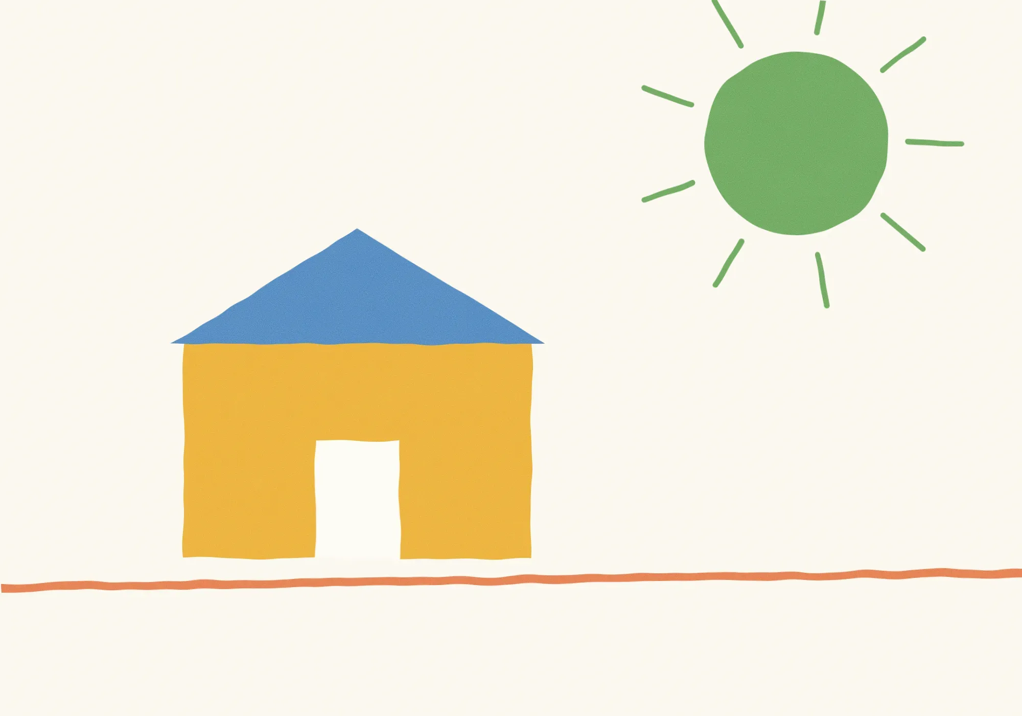 Sun And House